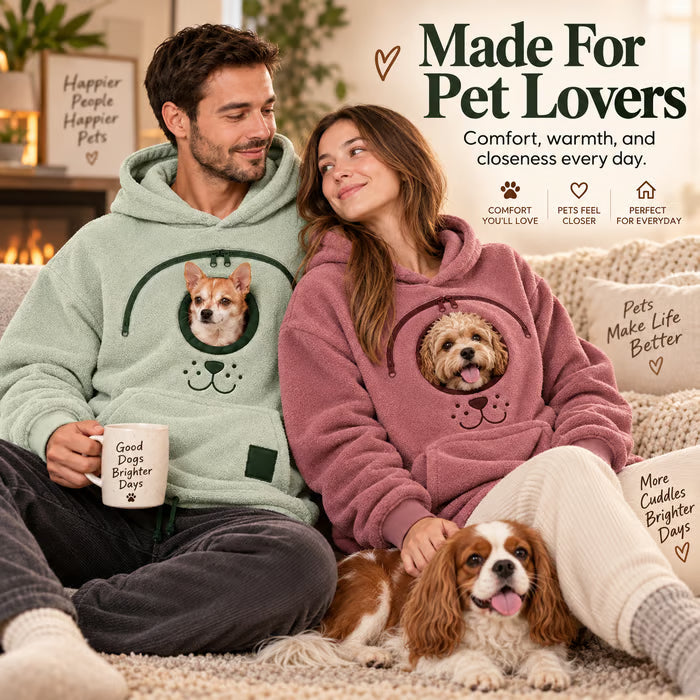 Sherpa Dog Carrier Hoodie