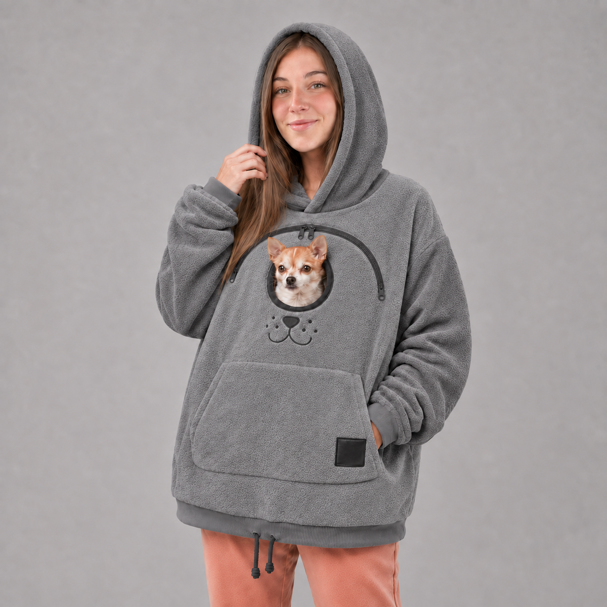 Sherpa Dog Carrier Hoodie
