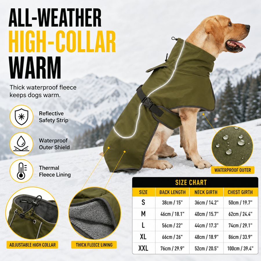 Warm Winter Dog Coat