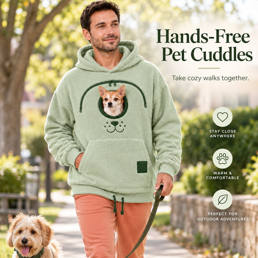 Sherpa Dog Carrier Hoodie