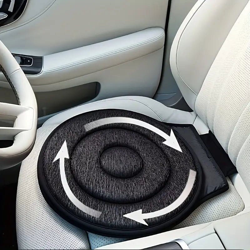 El cojín gira 360 grados sobre el asiento del coche