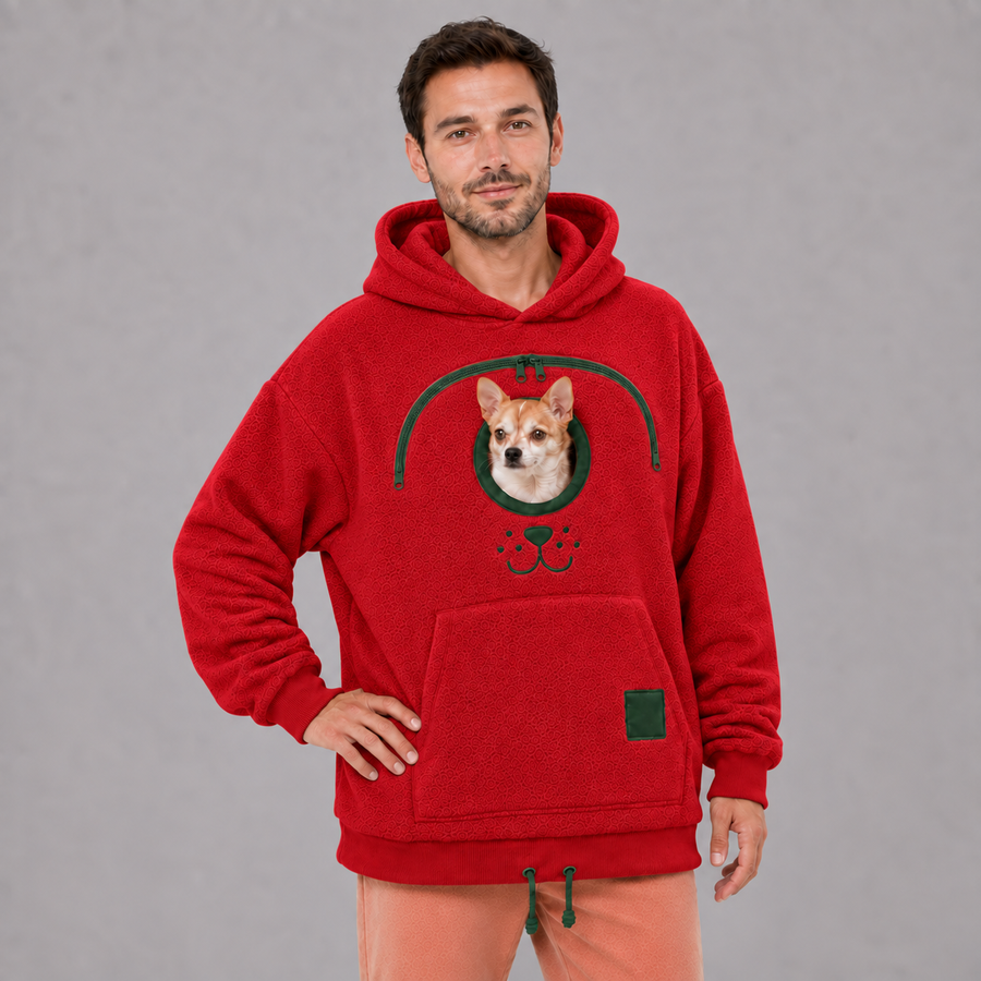 Sherpa Dog Carrier Hoodie