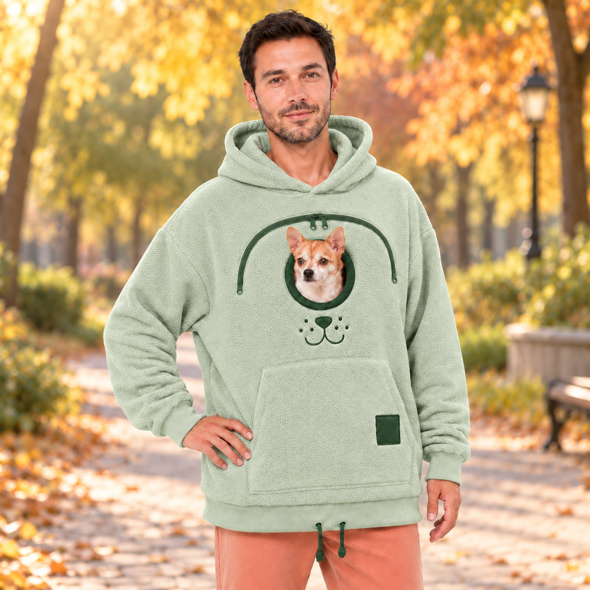 Sherpa Dog Carrier Hoodie