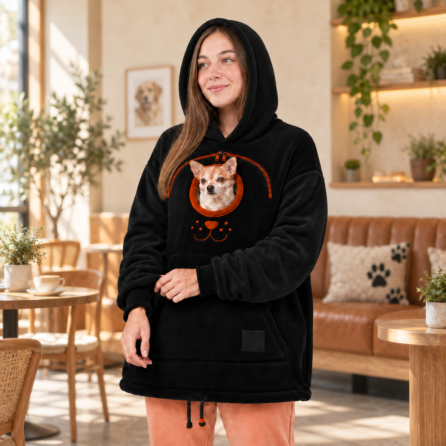Sherpa Dog Carrier Hoodie